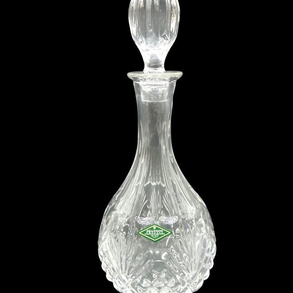SHANNON Crystal Designs Of Ireland DECANTER with Stopper 12" Tall - Picture 11 of 11